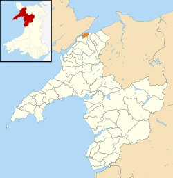 Wales Gwynedd Community Bangor map